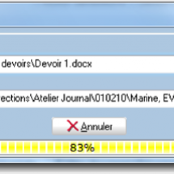Envoi ou récupération de documents